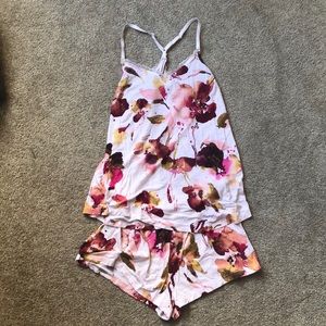 Floral pajama set